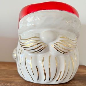 Bath & Body Works Santa Face Candle Pedestal